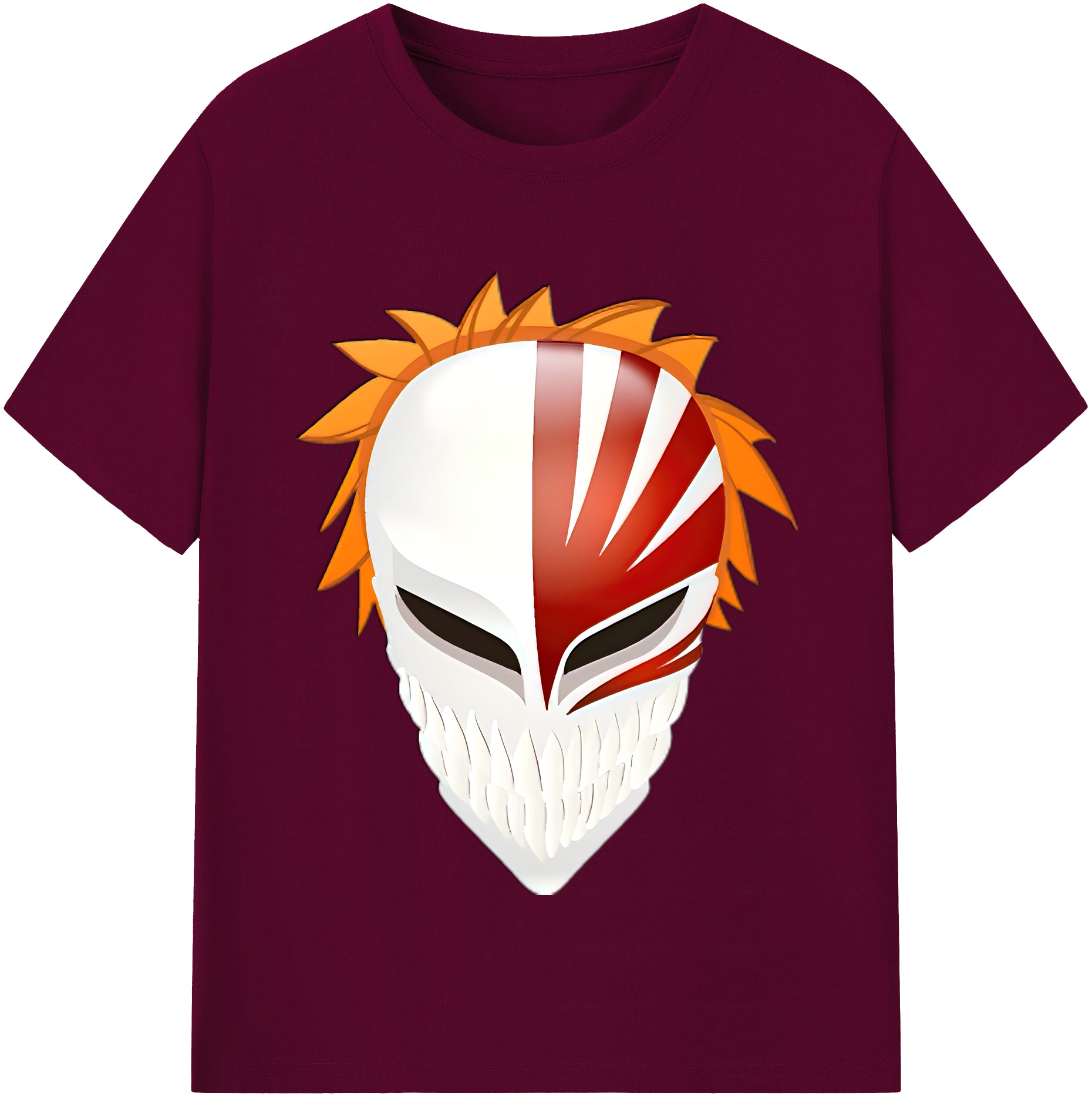 （画像用） ブリーチ 黒崎一護（くろさき いちご）BLEACH Kurosaki Ichigo レディースカジュアルプリントTシャツ（綿100％）